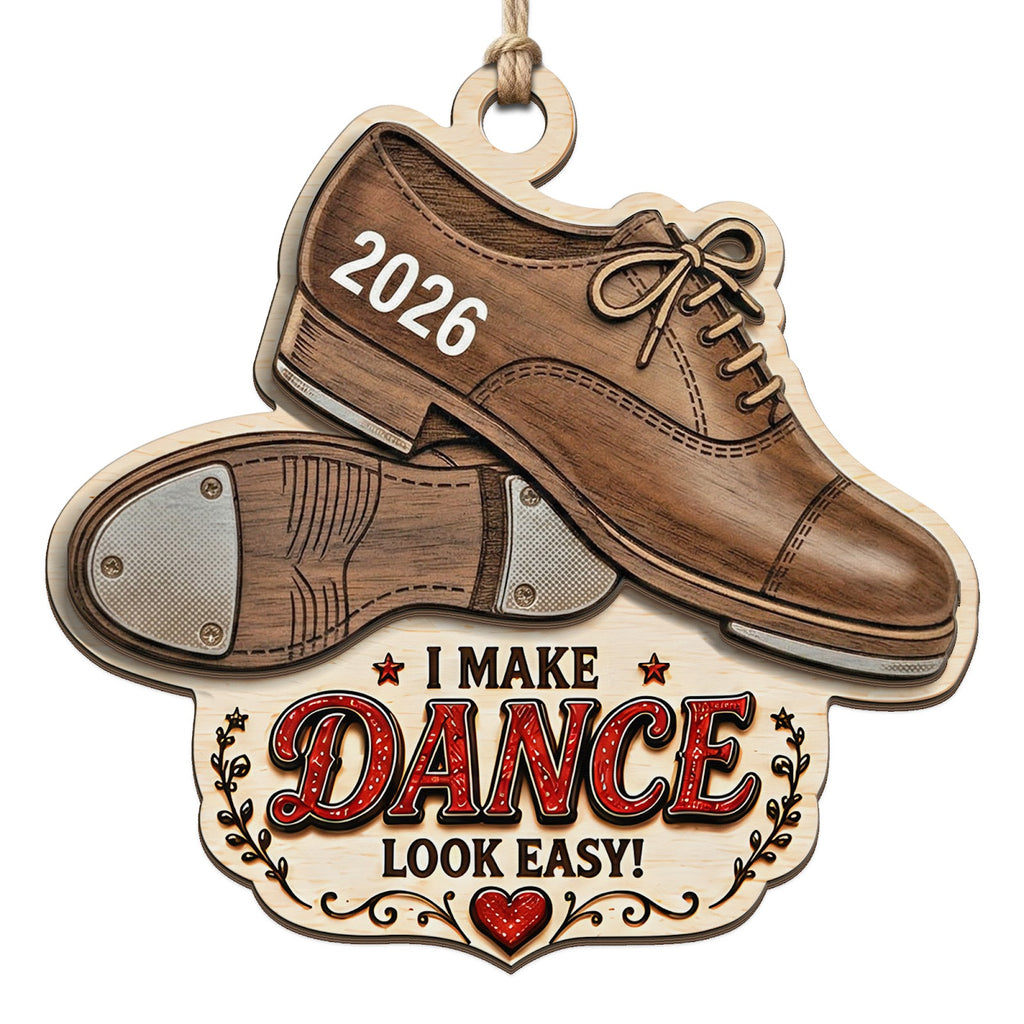 Ornate Plaque Crosses Two Tap Shoes With Metal Plates And A Glittery Message. Sweet Gift For Dancers And Recital Teacher