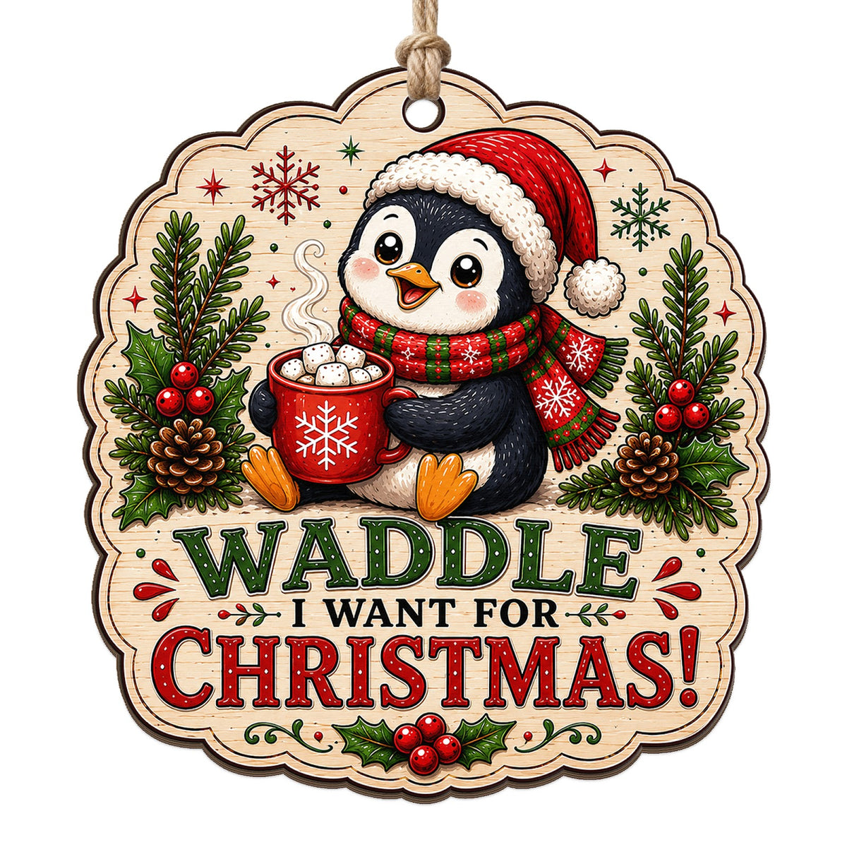 Penguin Keepsake, Stocking Stuffer For Penguin Lover, Winter Bird Mantle Decor