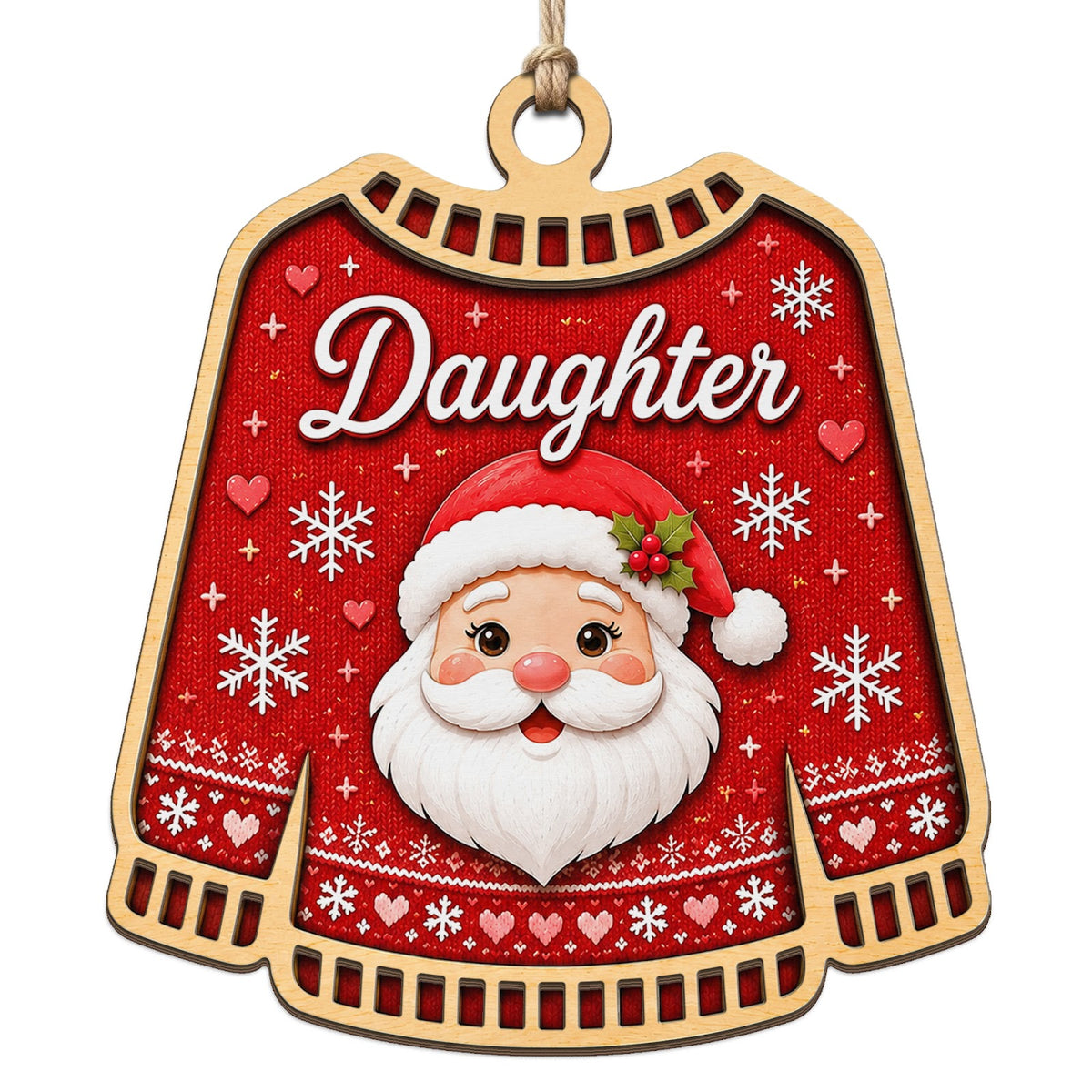 Daughter Keepsake, Sentimental Gift From Mom And Dad, Family Holiday Mantle Decor