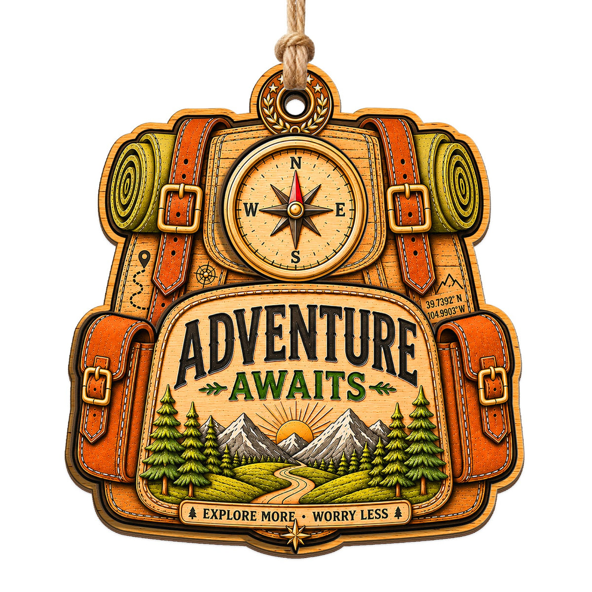 Wanderlust Keepsake, Stocking Stuffer For Explorer, Travel Bucket List Mantle Decor