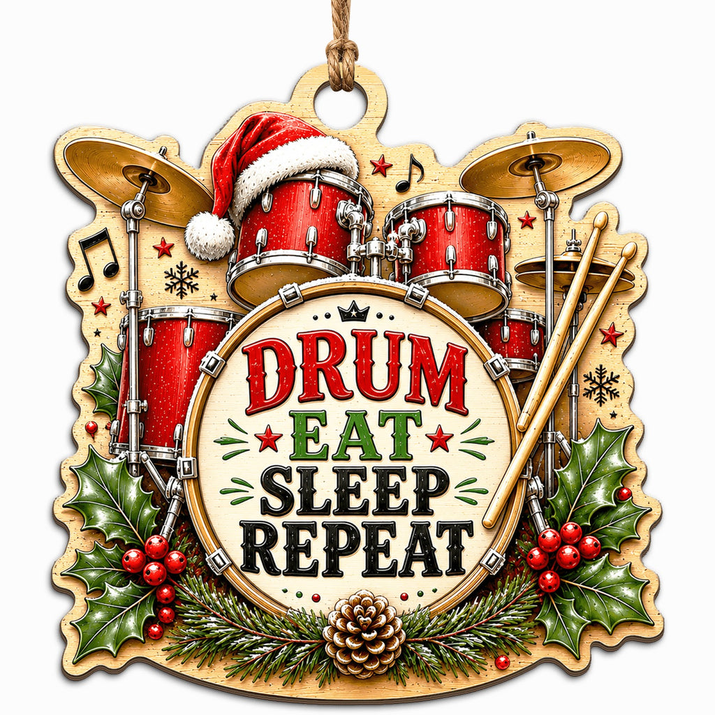 Drummer Keepsake, Stocking Stuffer For Percussionist, Band Music Mantle Decor
