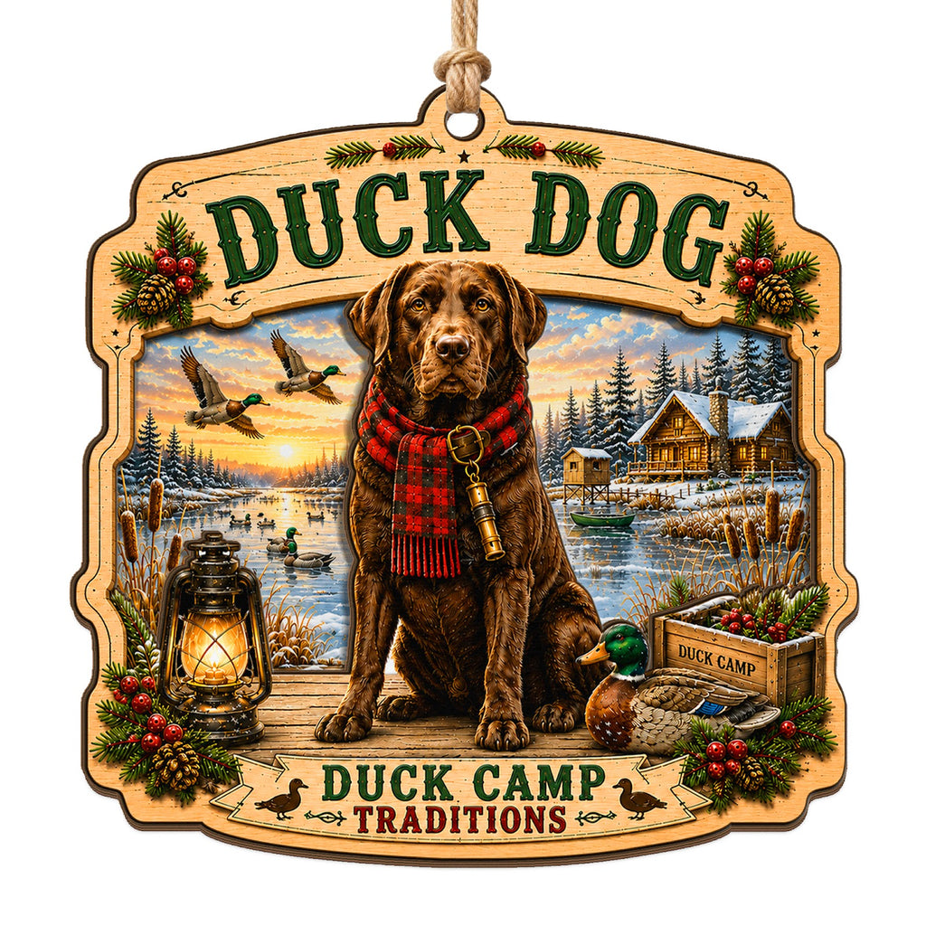 Lab Retriever Keepsake, Stocking Stuffer For Duck Hunter, Waterfowl Retriever Mantle Decor