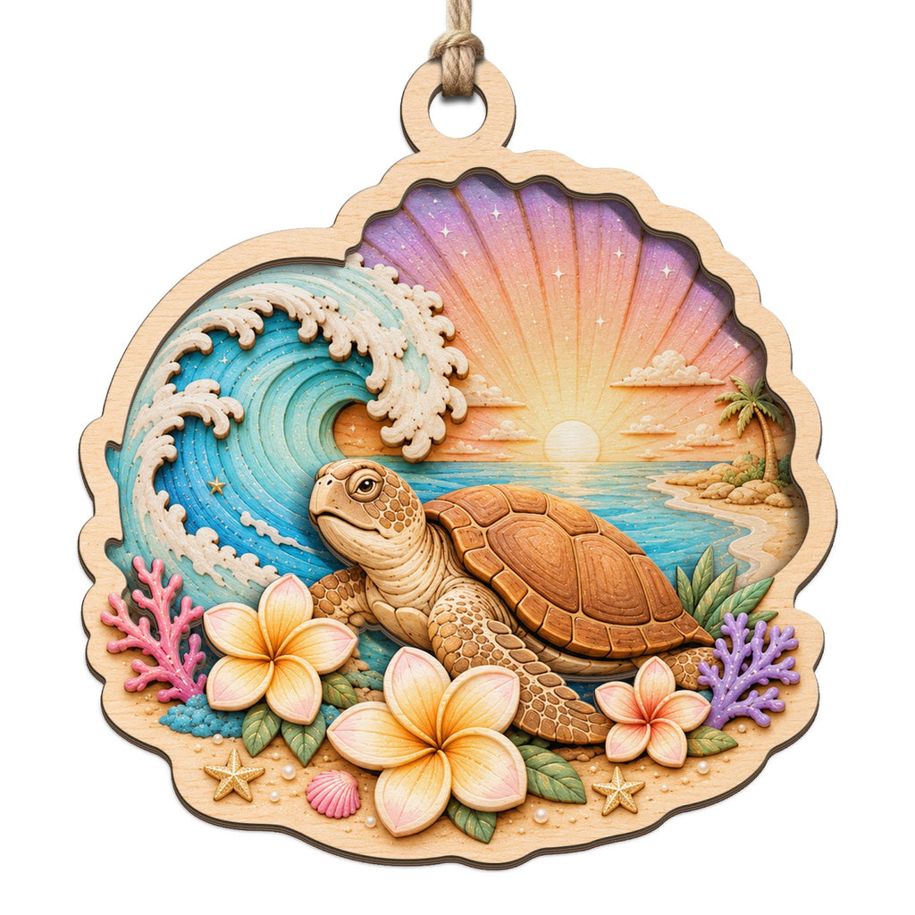 Marine Life Keepsake, Stocking Stuffer For Ocean Lover, Sea Turtle Conservation Decor