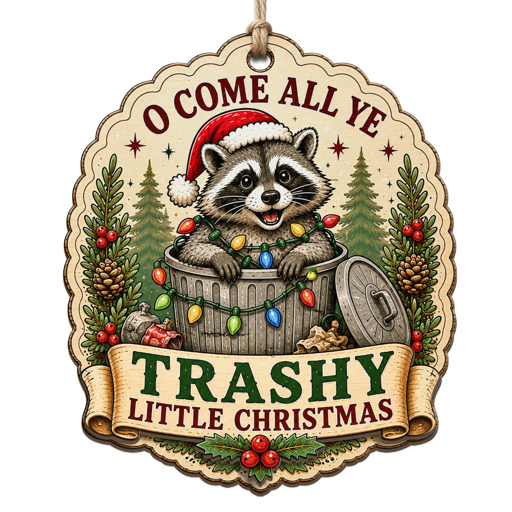 Raccoon Keepsake, Stocking Stuffer For Nature Fan, Funny Wildlife Mantle Decor