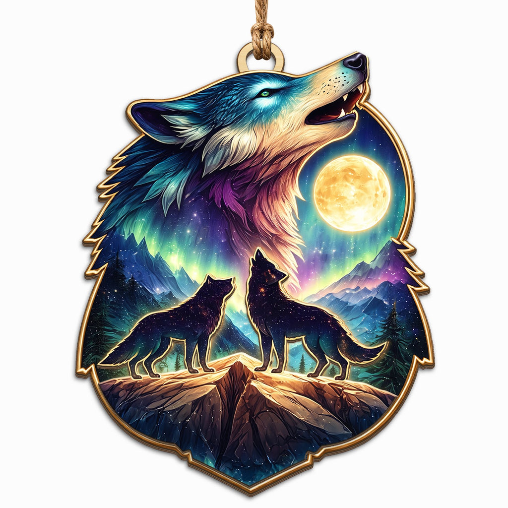 Wildlife Wolf Keepsake, Stocking Stuffer For Wolf Lover, Nature Animal Mantle Decor