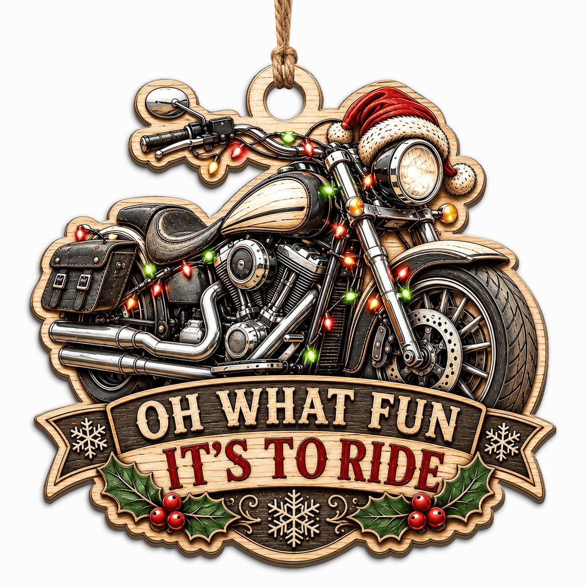 Moto Rider Keepsake, Stocking Stuffer For Biker, Open Road Riding Mantle Decor