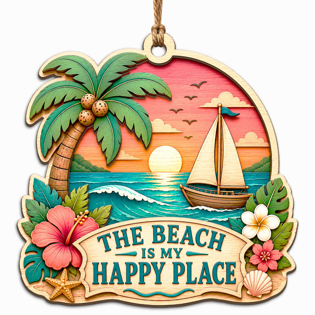 Sandy Shore Keepsake, Stocking Stuffer For Beach Lover, Coastal Summer Mantle Decor