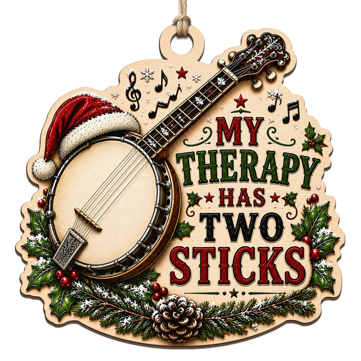 Banjo Player Keepsake, Stocking Stuffer For Country Music Fan, Folk Musician Decor