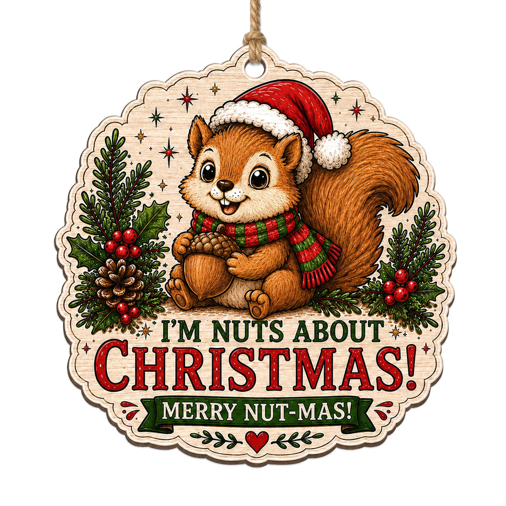 Squirrel Keepsake, Stocking Stuffer For Funny Animal Fan, Nature Mantle Decor