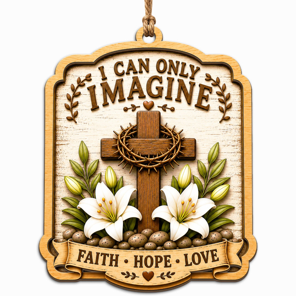 Inspirational Keepsake, Faith Journey Gift, Uplifting Christian Mantle Decor