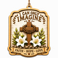 Inspirational Keepsake, Faith Journey Gift, Uplifting Christian Mantle Decor