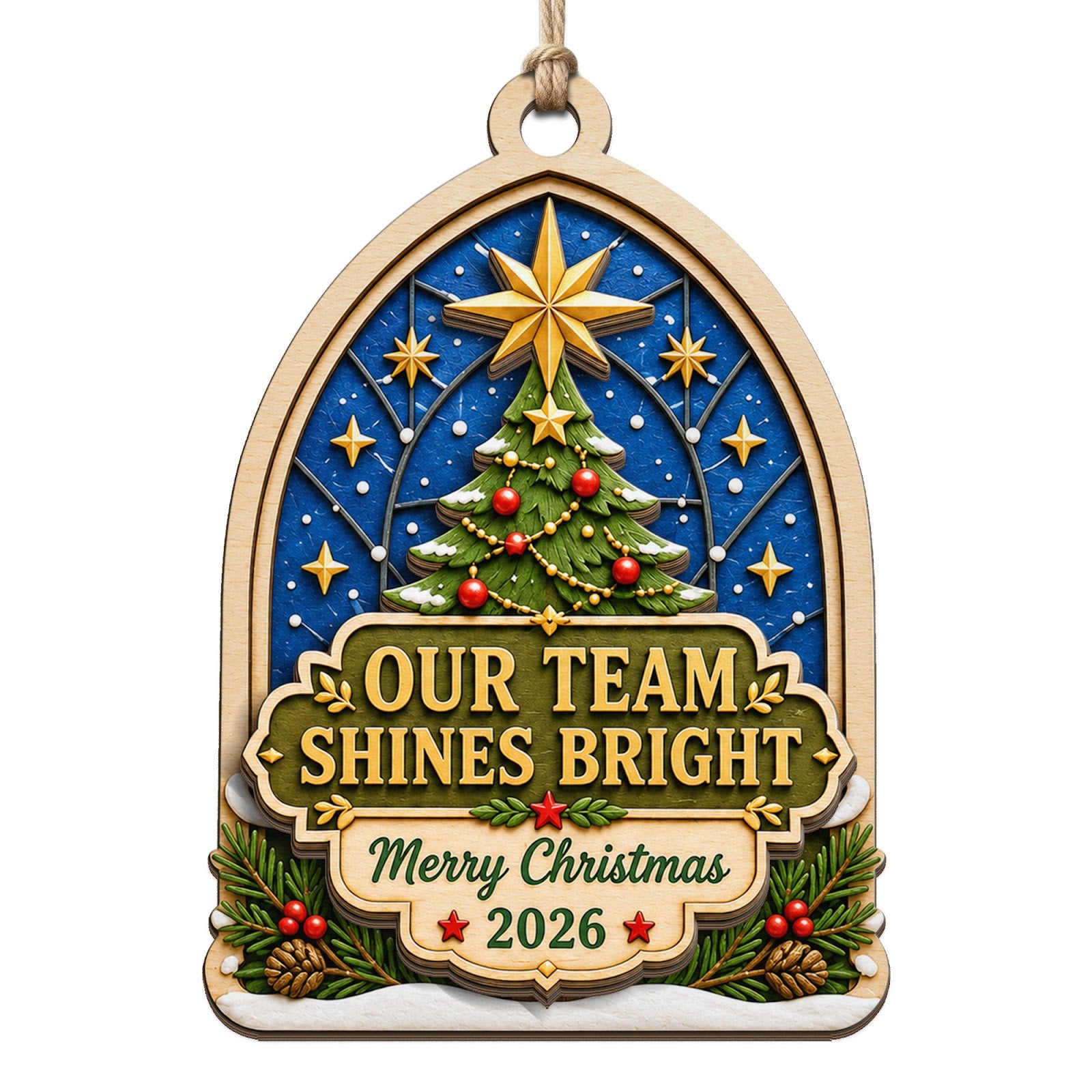 Team Spirit Keepsake, Coworker Holiday Gift, Office Work Team Exchange Stuffer