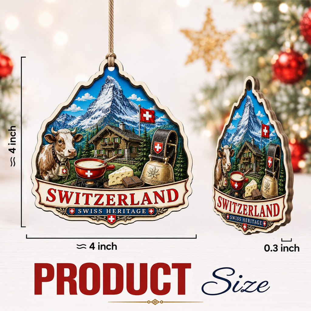 India Christmas Ornament, Taj Mahal Agra Travel Souvenir Gift, Wood Hanging Tree Decoration