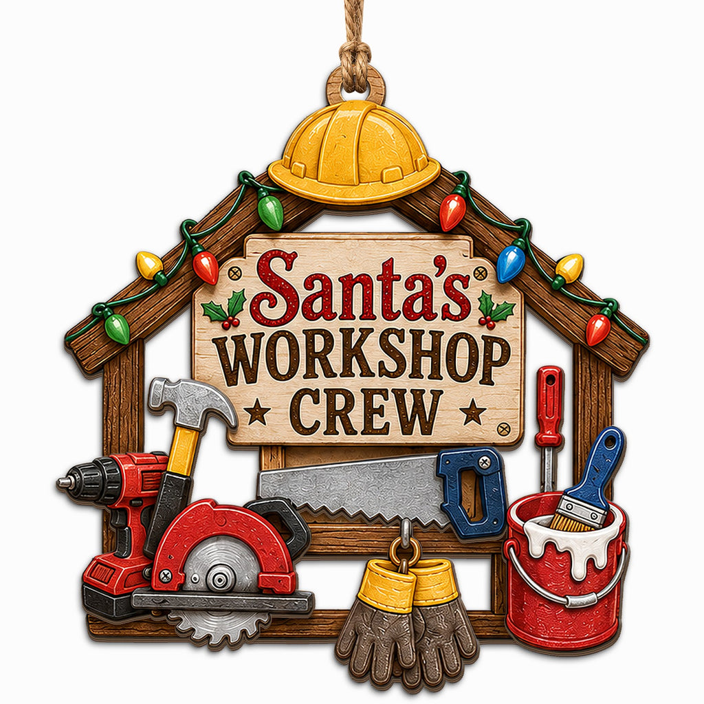 Builder Keepsake, Stocking Stuffer For Hard Hat Worker, Tradesman Mantle Decor