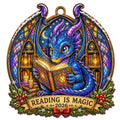 Fantasy Reader Keepsake, Stocking Stuffer For Dragon Fan, BookTok Mantle Decor
