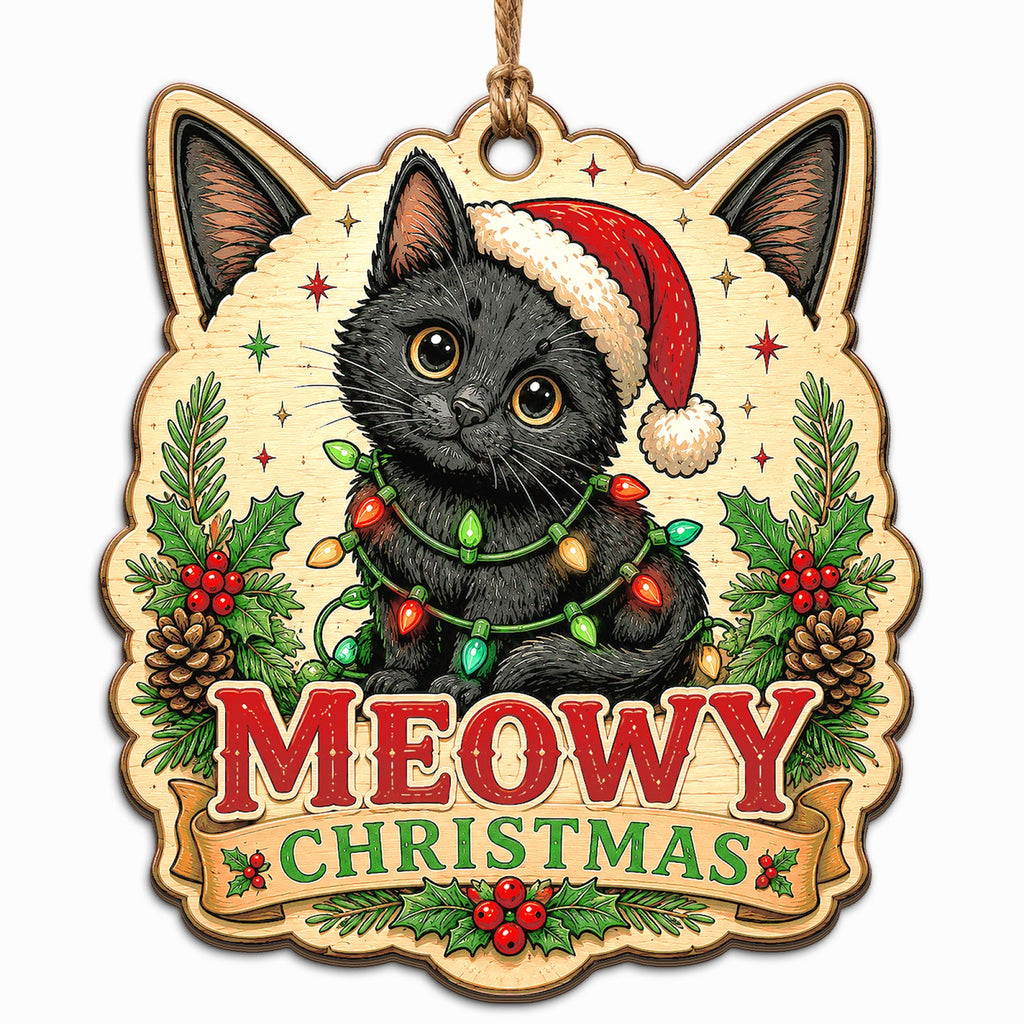 Black Kitty Keepsake, Stocking Stuffer For Cat Mom, Halloween Feline Mantle Decor