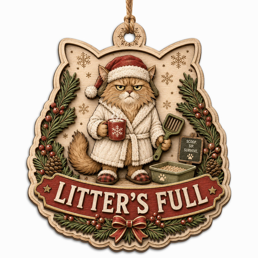 Crazy Cat Lady Keepsake, Stocking Stuffer For Cat Mom, Feline Humor Mantle Decor