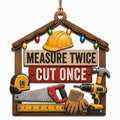 Craftsman Keepsake, Stocking Stuffer For Woodworker, Carpenter Builder Mantle Decor