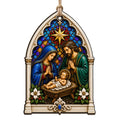 Holy Nativity Keepsake, Sacred Religious Gift, Holy Night Scene Mantle Decor