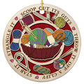 Stab It, Strangle It, Scoop Out Its Guts. Dark Humor Ceramic Keepsake for Crocheters and Knitters.
