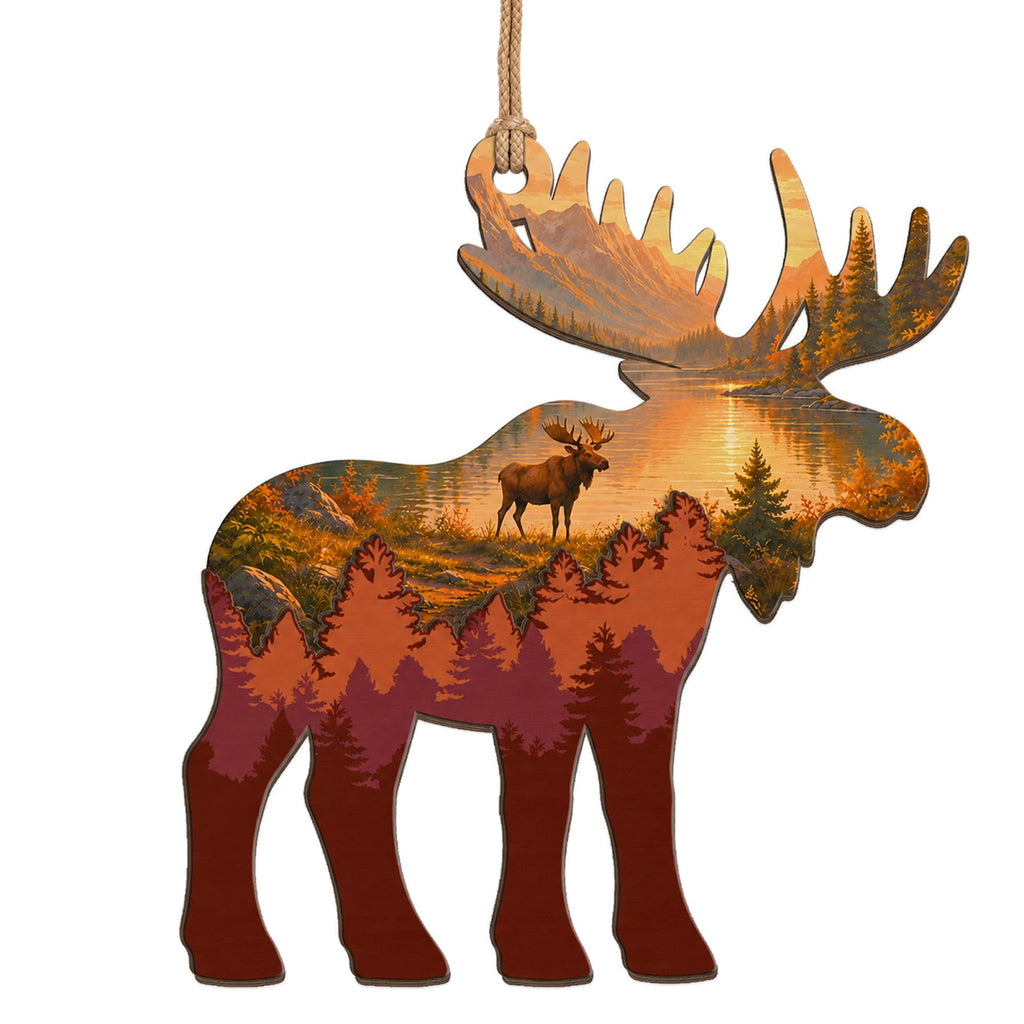 Wildlife Moose Keepsake, Stocking Stuffer For Moose Lover, Outdoorsman Mantle Decor