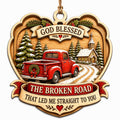 Faith Journey Keepsake, Inspirational Christian Gift, Road Of Life Mantle Decor