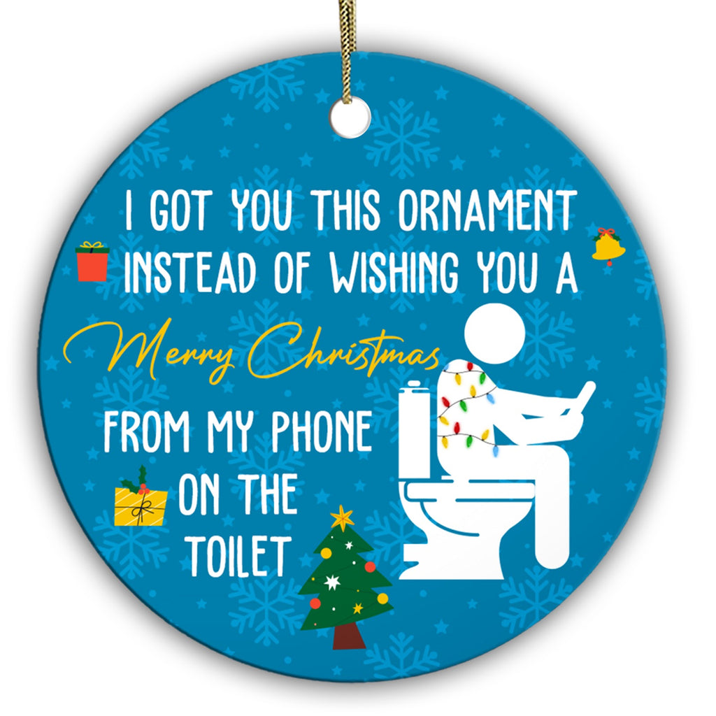 For the Friend Who Never Puts the Phone Down. Ceramic Gag Keepsake for White Elephant and Secret Santa.