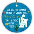 For the Friend Who Never Puts the Phone Down. Ceramic Gag Keepsake for White Elephant and Secret Santa.