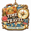World Traveler Keepsake, Stocking Stuffer For Explorer, Passport Adventure Mantle Decor