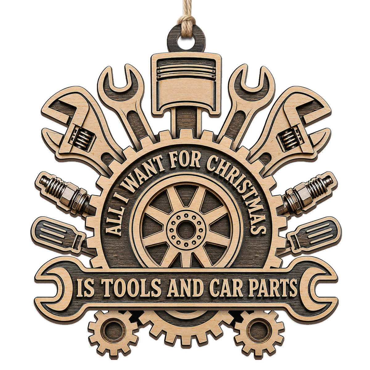 Auto Technician Keepsake, Stocking Stuffer For Car Enthusiast, Garage Pro Mantle Decor