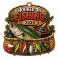 Creel Basket Keepsake, Stocking Stuffer For Fly Fisherman, Trout Angler Mantle Decor