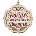 Friendship Holiday Keepsake, BFF Stocking Stuffer, Best Friend Exchange Mantle Decor