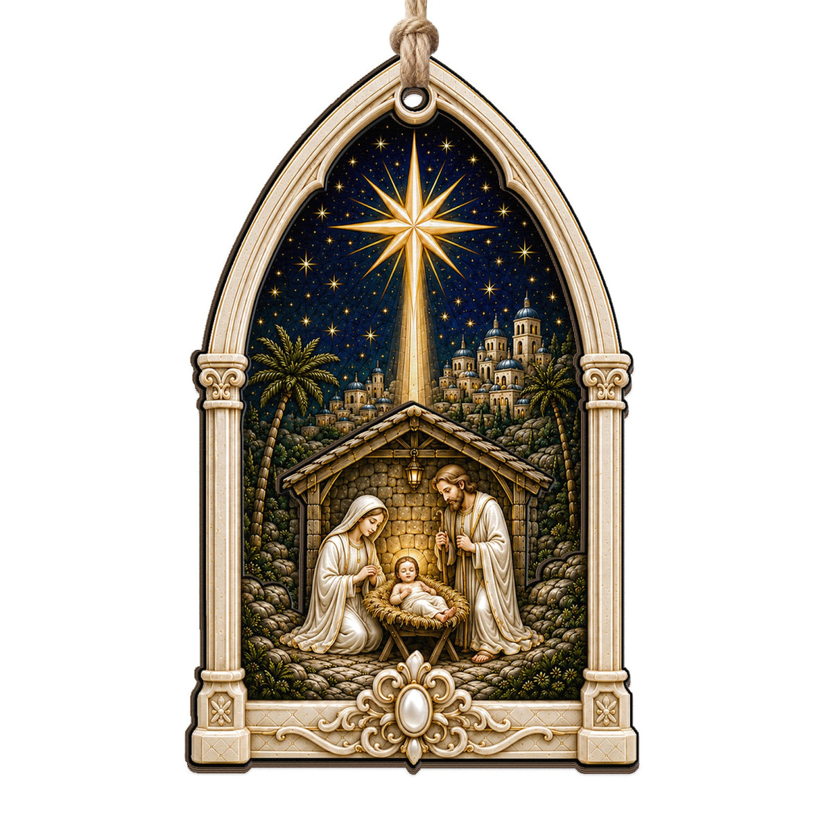 Star Of Bethlehem Keepsake, Religious Gift, Christian Faith Mantle Decor
