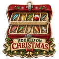 Tackle Box Keepsake, Stocking Stuffer For Fisherman, Angler Ice Fishing Mantle Decor