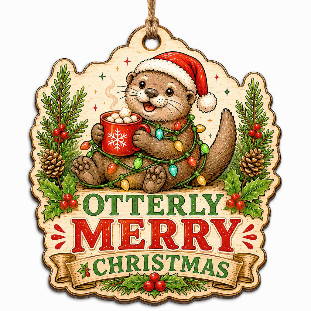 Aquatic Otter Keepsake, Stocking Stuffer For Otter Lover, Cute Animal Mantle Decor